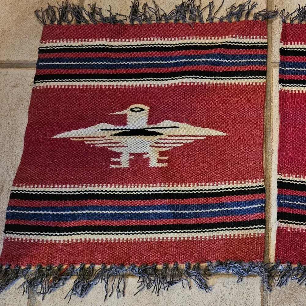 Vintage wool weavings 2 pieces